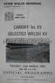 Cardiff Welsh XV 1969 memorabilia